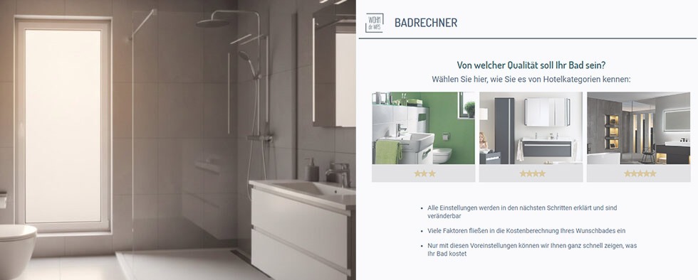 Banner: Zum Badrechner